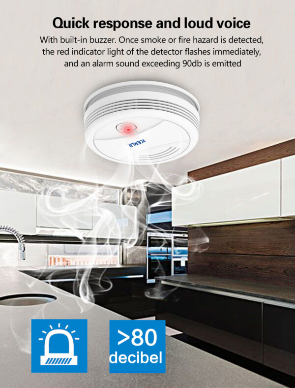 კვამლის ჭკვიანი დეტექტორი WIFI -ით - Image 7